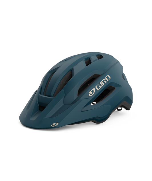 Giro Fixture II MTB單車頭盔 啞藍色 MAT TRM BL 配可拆式遮陽帽