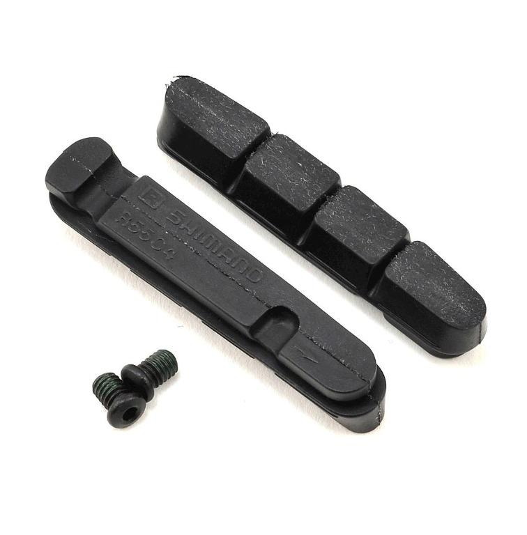 SHIMANO DURA ACE 9000 BRAKE SHOES &amp; FIXING BOLTS R55C4 / SHIMANO DURA ACE 9000