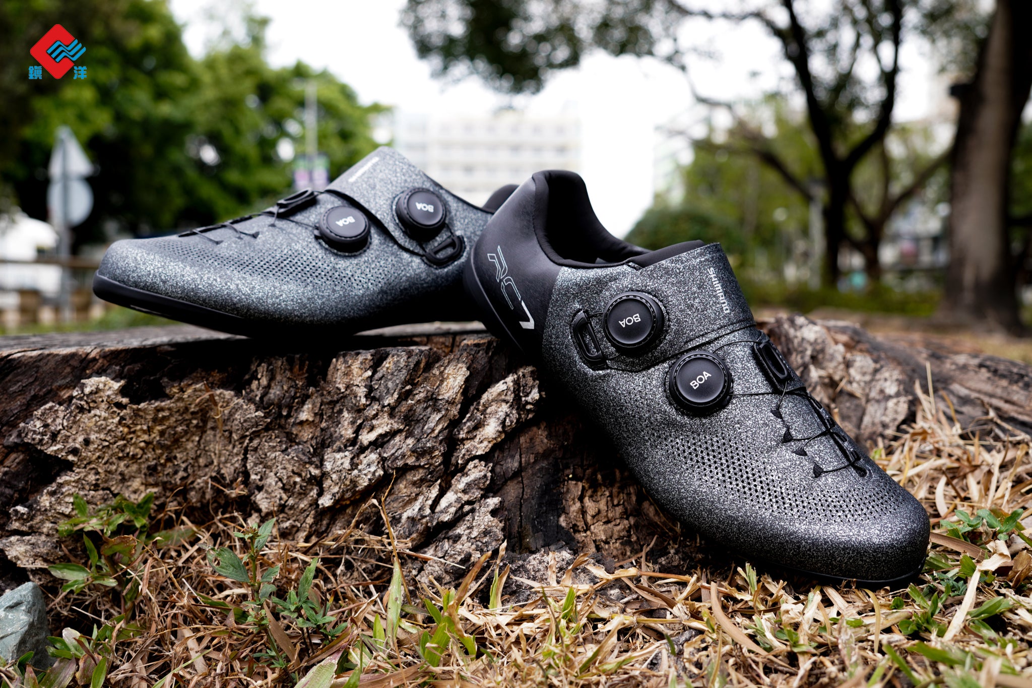SHIMANO SH-RC703 公路車鞋-寬型 - 灰色特別版 / SHIMANO SH-RC703 ROAD SHOES-WIDE-GRAY SPLATTER(SPECIAL EDITION)