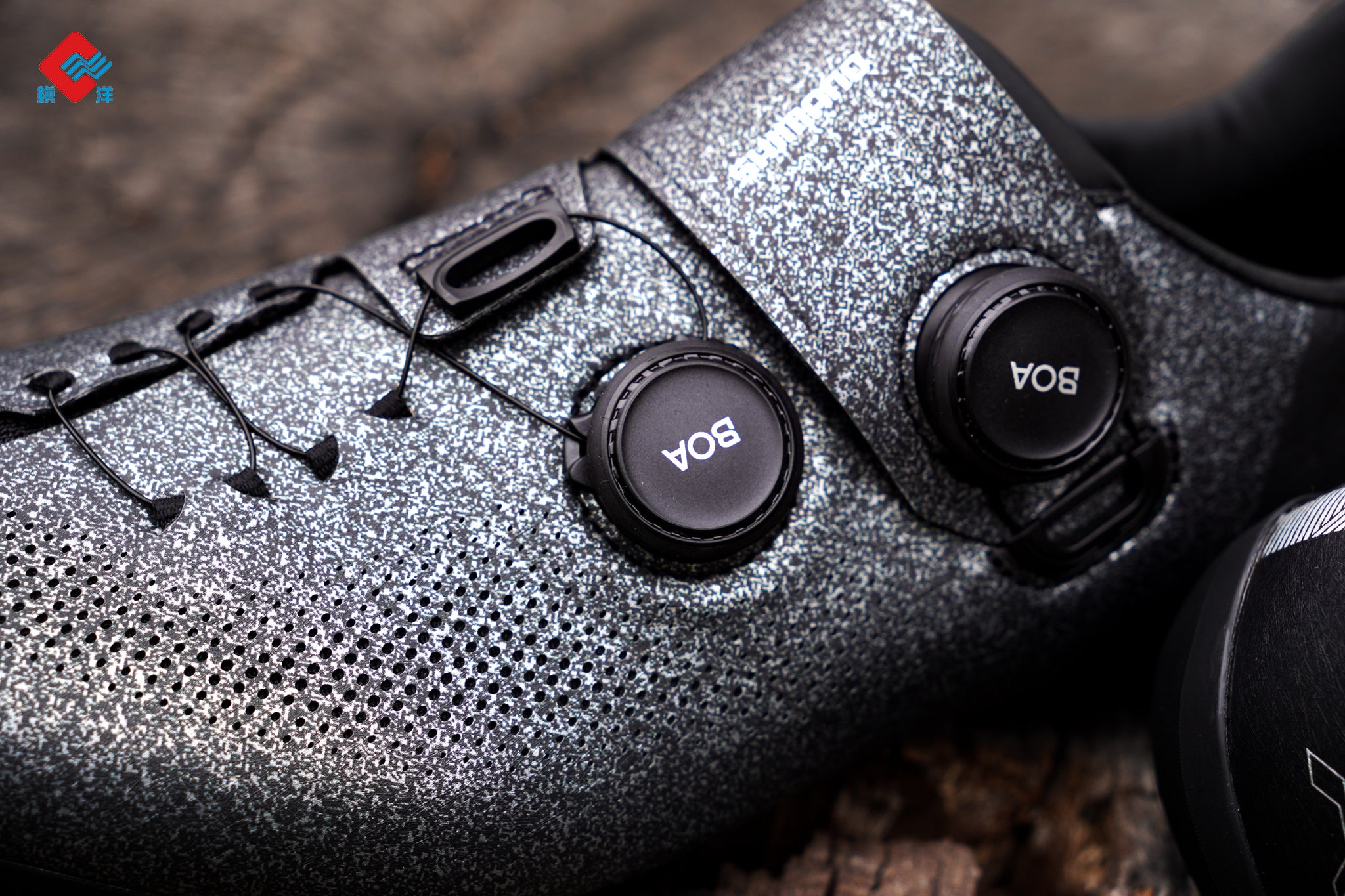 SHIMANO SH-RC703 公路車鞋-寬型 - 灰色特別版 / SHIMANO SH-RC703 ROAD SHOES-WIDE-GRAY SPLATTER(SPECIAL EDITION)