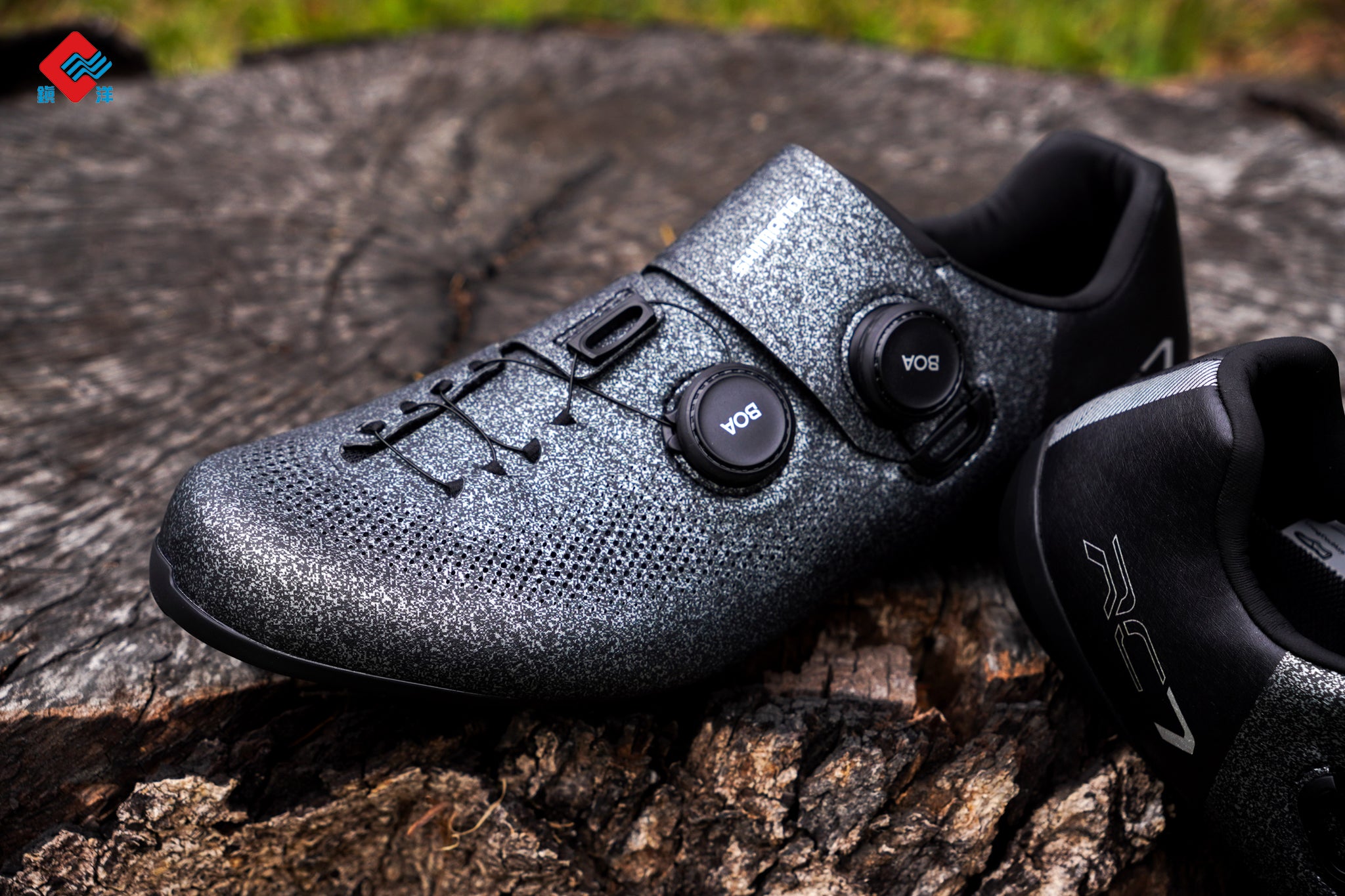 SHIMANO SH-RC703 公路車鞋-寬型 - 灰色特別版 / SHIMANO SH-RC703 ROAD SHOES-WIDE-GRAY SPLATTER(SPECIAL EDITION)