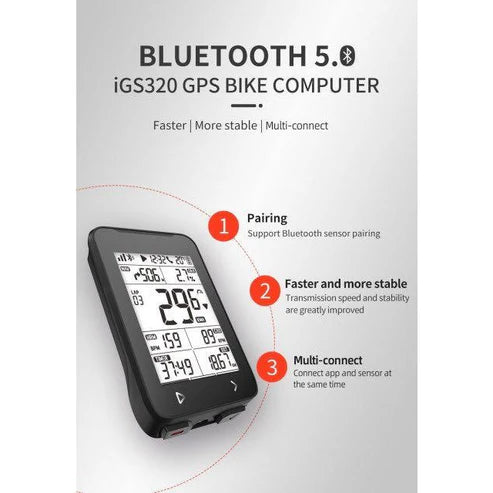 iGPSPORT iGS320 智能GPS咪錶 (英文版) / iGPSPORT iGS320 GPS WIRELESS COMPUTER (English Version)