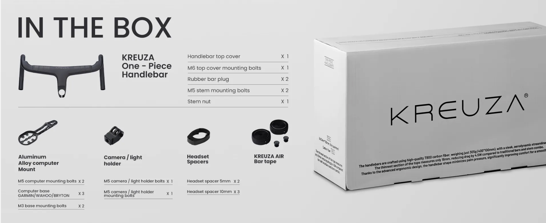 evolve KREUZA Gallo carbon fiber road bike integrated handlebar