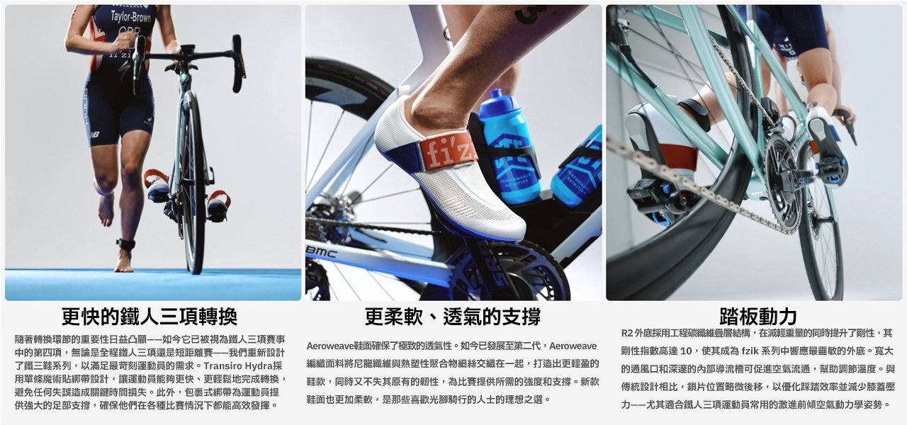 Fizik Transiro Hydra Aeroweave Carbon 鐵人車鞋 Tri Shoes