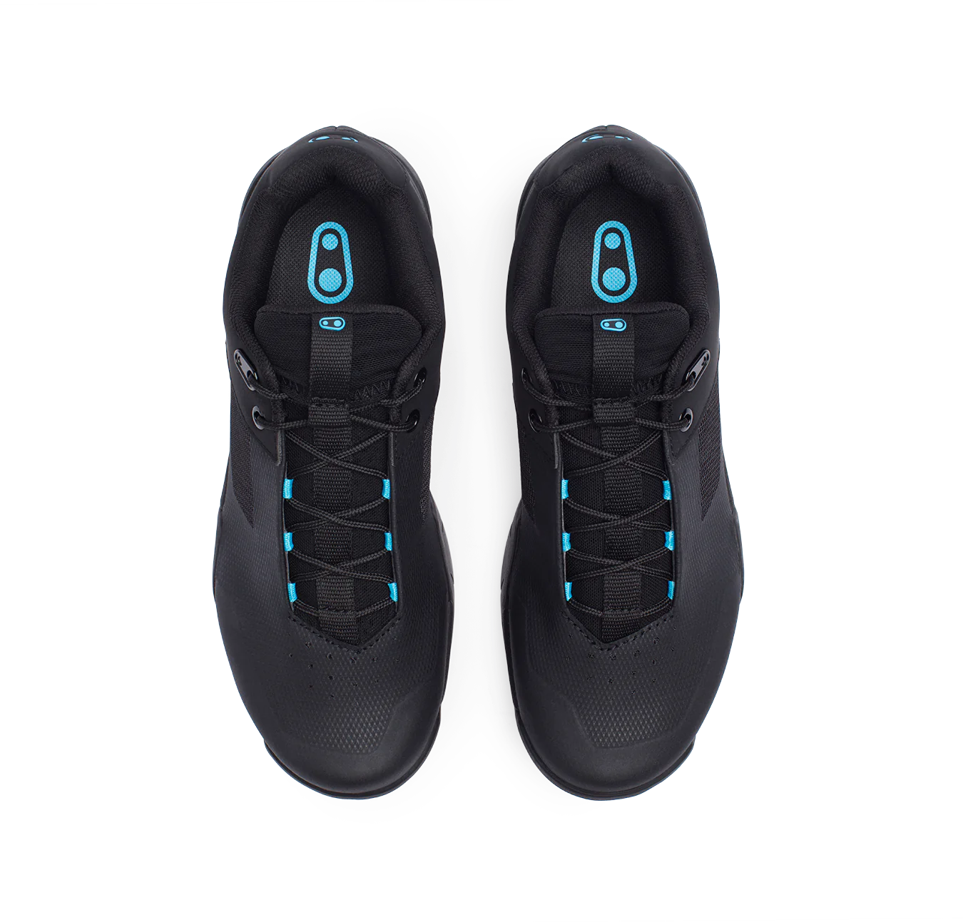 Crank Brother MALLET E LACE 有鎖山地車鞋- 黑藍色(黑色鞋底)  MTB clip-in shoes