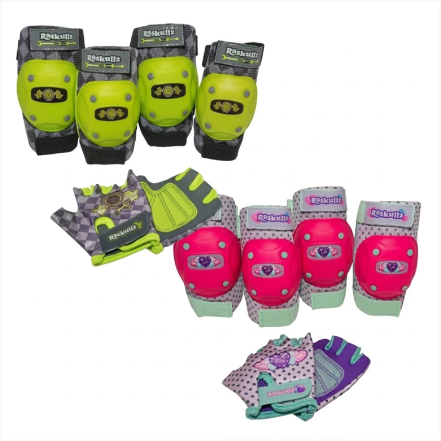 BELL Kids Pad Set CPMR Children's Gloves with Sheath Street Shred