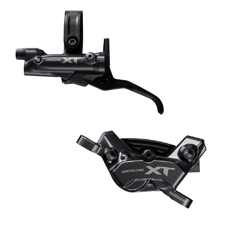 Shimano XT 散熱金屬皮4活塞前後碟掣套裝 BL-M8200/BR-M8220 / Shimano XT Front/Rear Disc Brake Set-Metal Pad(W/FIN) BL-M8200/BR-M8220