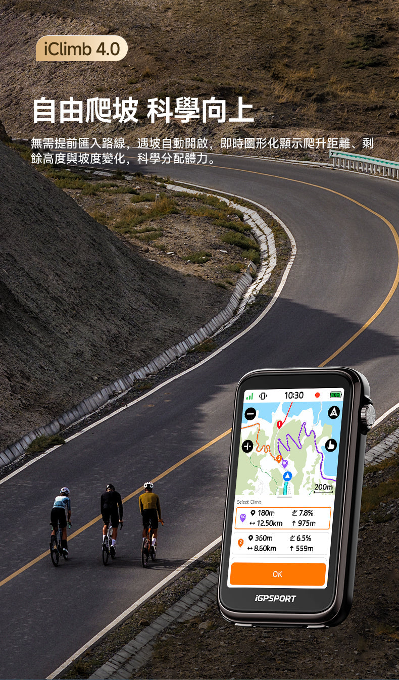 iGPSPORT BiNavi ULTRA 智能GPS咪錶