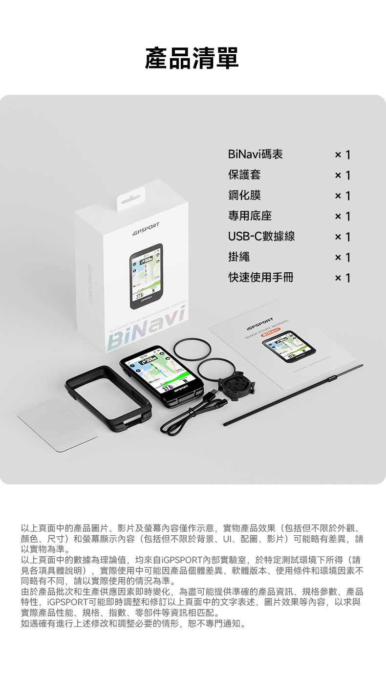 iGPSPORT BiNavi BG02 GPS WIRELESS COMPUTER