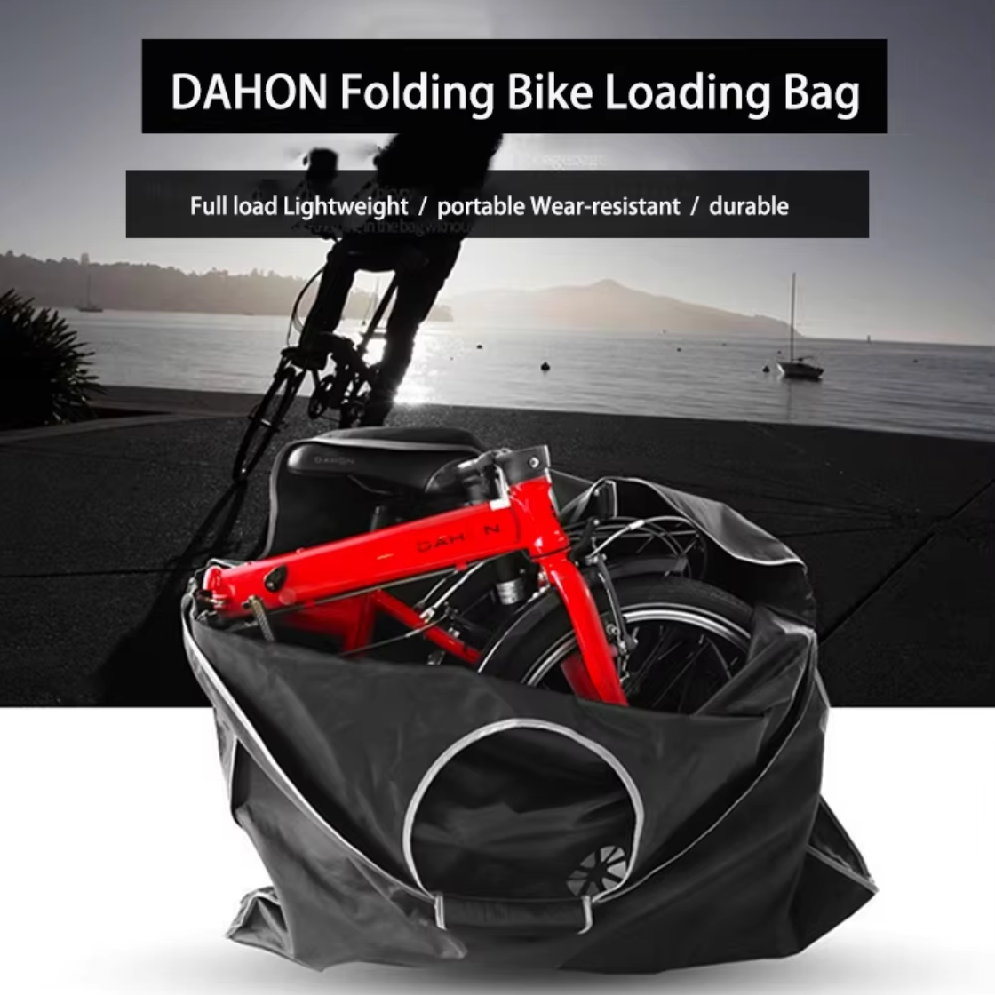 DAHON FOLDING BIKE BAG DH-1041 - BLACK/DAHON FOLDING BIKE BAG DH-1041 - BLACK