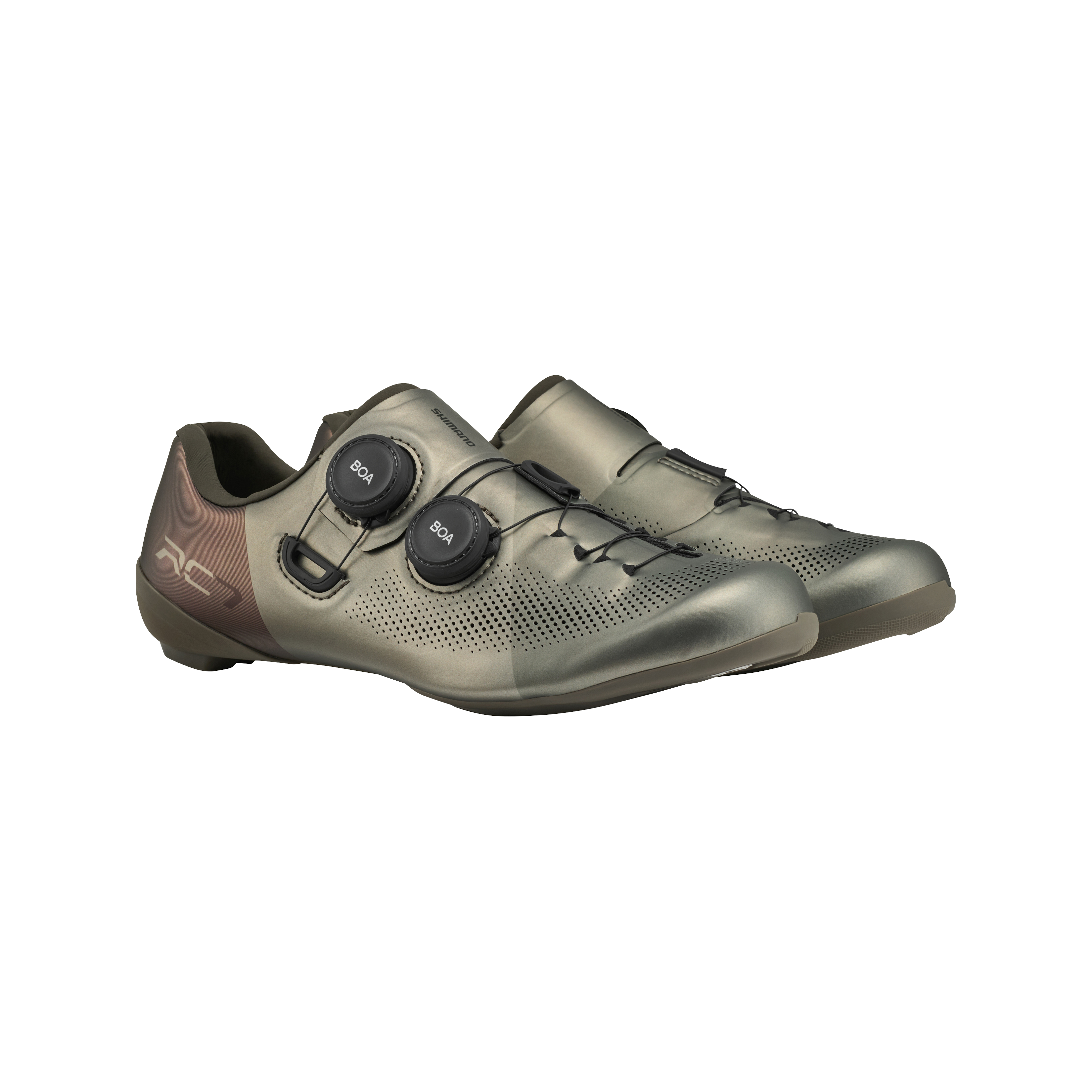 SHIMANO SH-RC703 ROAD SHOES-WOMEN-CHROME/ROSE