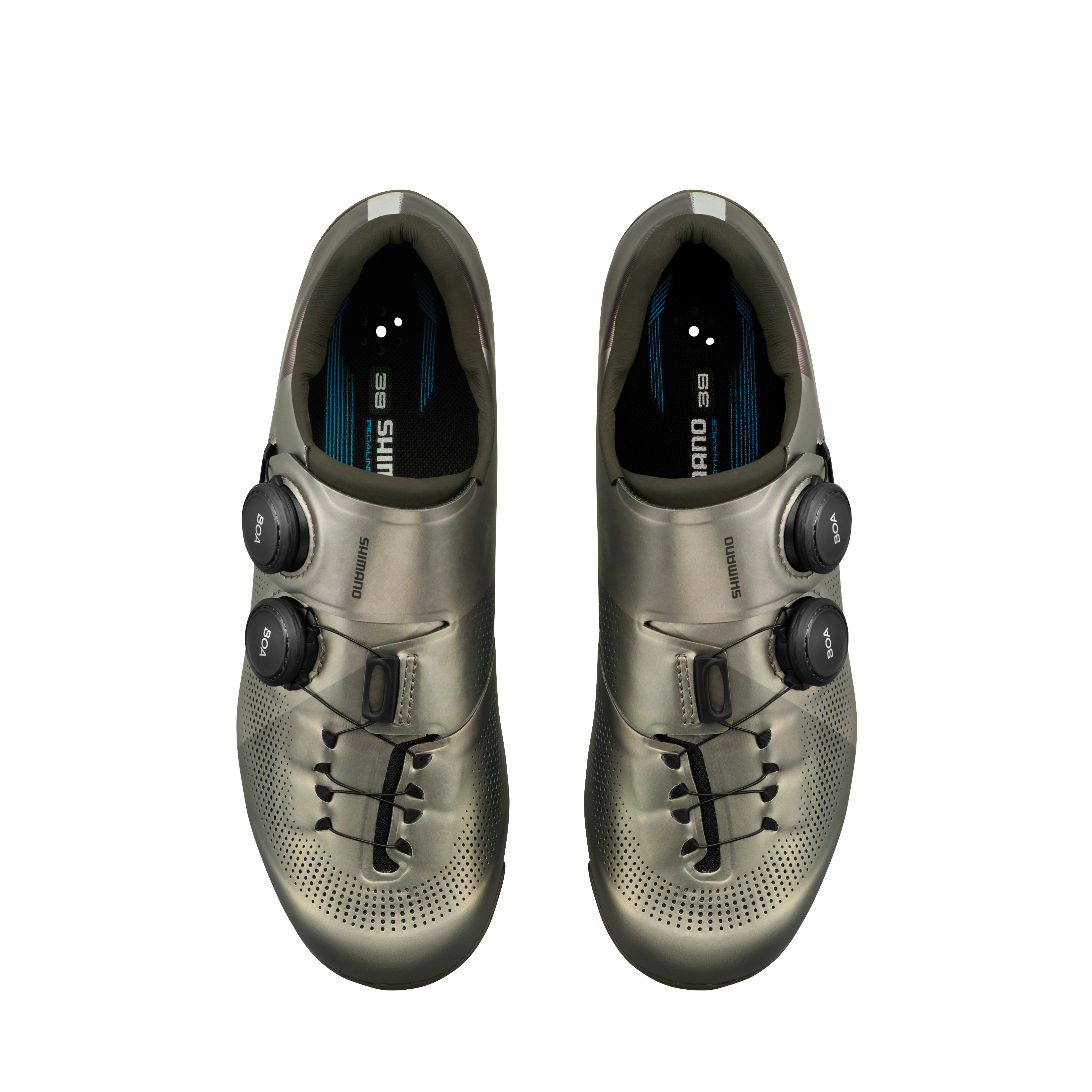 SHIMANO SH-RC703 ROAD SHOES-WOMEN-CHROME/ROSE