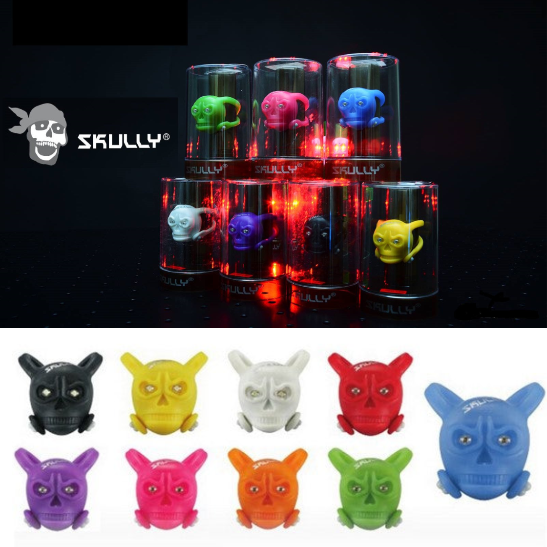 SKULLY CLIP-ON LED LIGHT