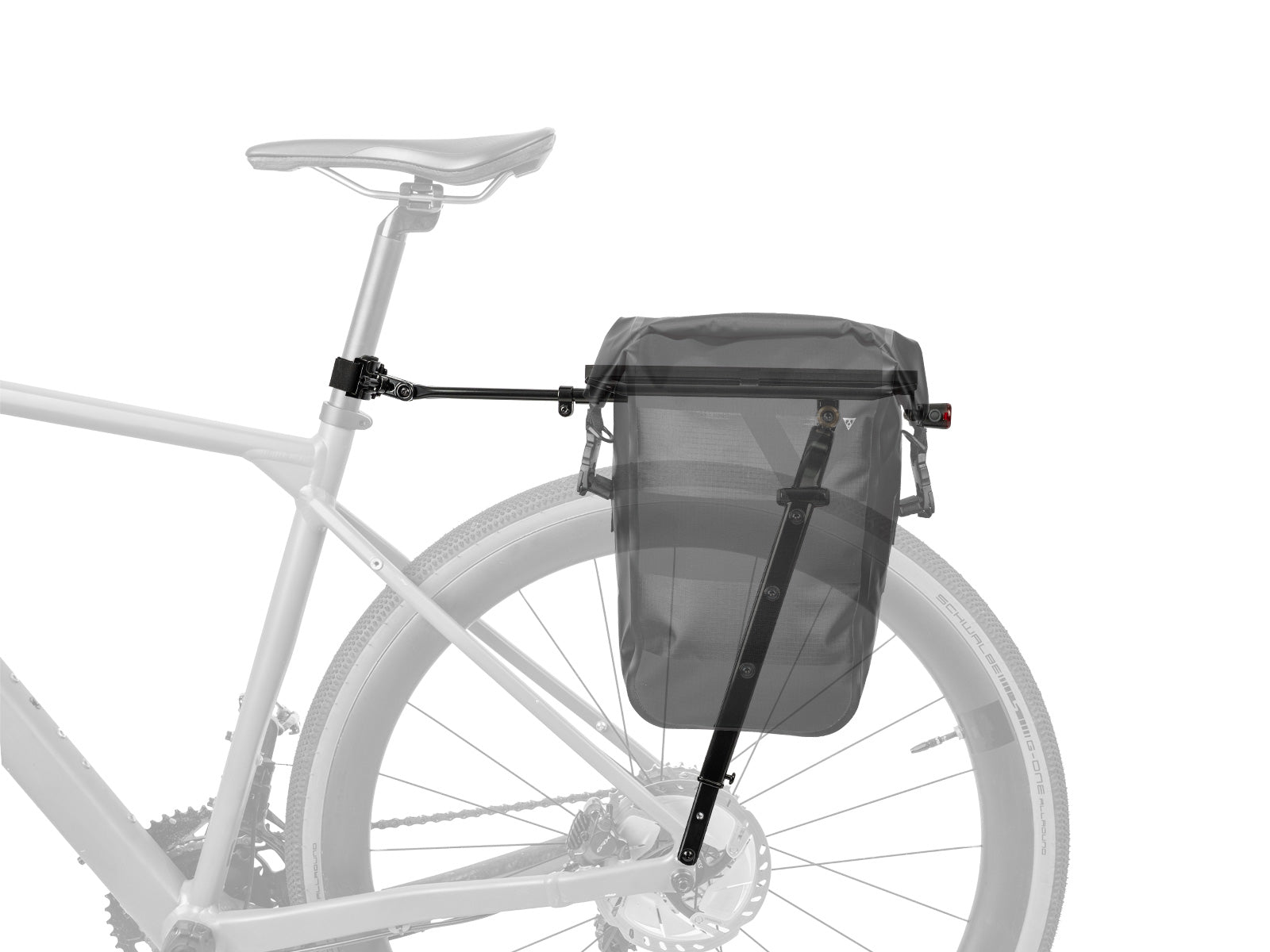 Topeak Zi:RAK TA2420 貨架面板細節，相容 MTX QuickTrack 2.0、MIK 及 Racktime SNAPIT 2.0 系統