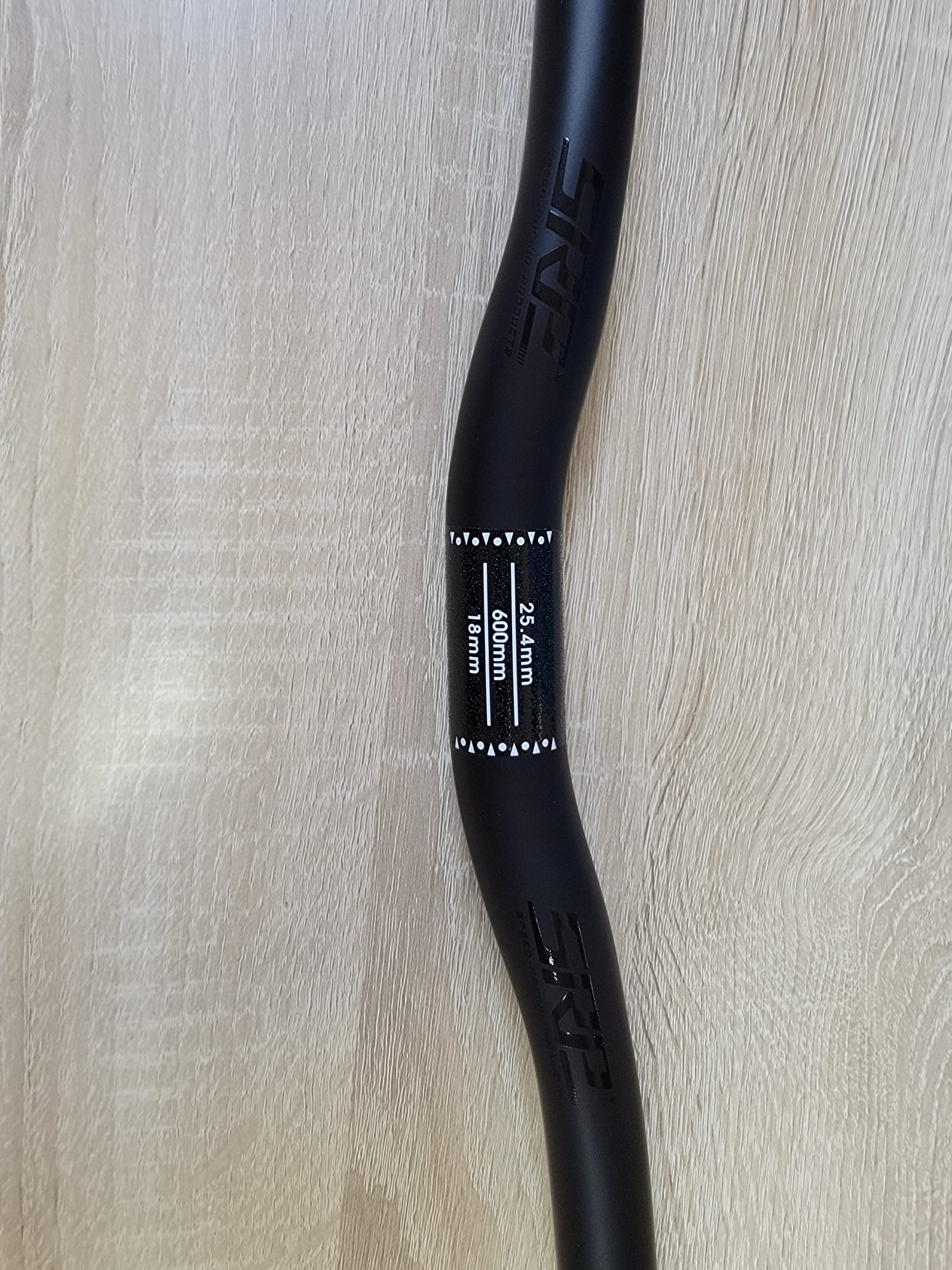 SRP TORAY T-700 CARBON matte black carbon fiber head-25.4 X 600 MM / SRP TORAY T-700 CARBON HANDLEBAR-25.4 X 600 MM