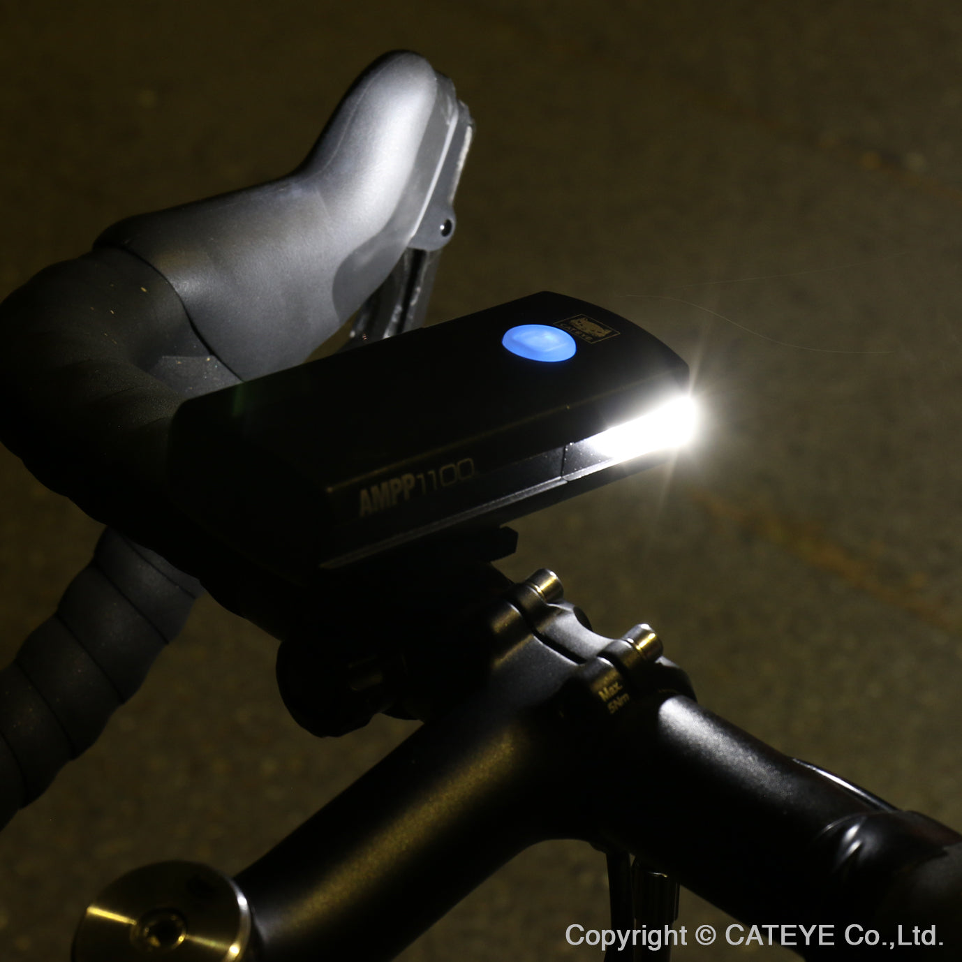 Cateye USB Front Light-AMPP1100-HL-EL1100RC