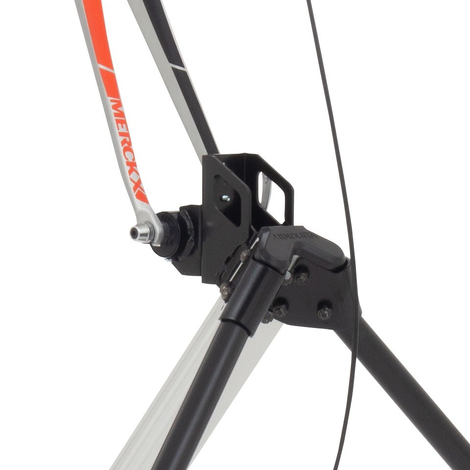 Minoura FG550A Hybrid Roller Bike Trainer-Silver