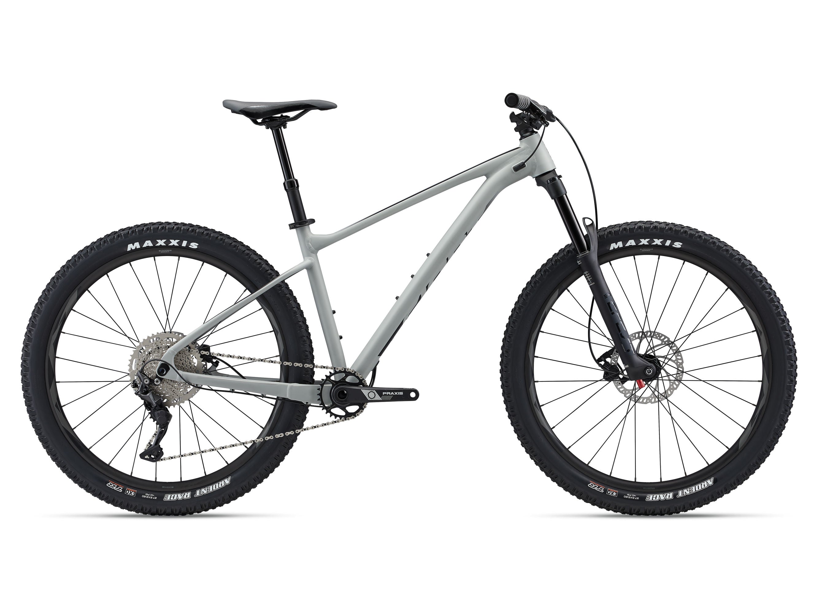 GIANT FATHOM 2 前避震爬山車 Concrete 石灰配色全車圖