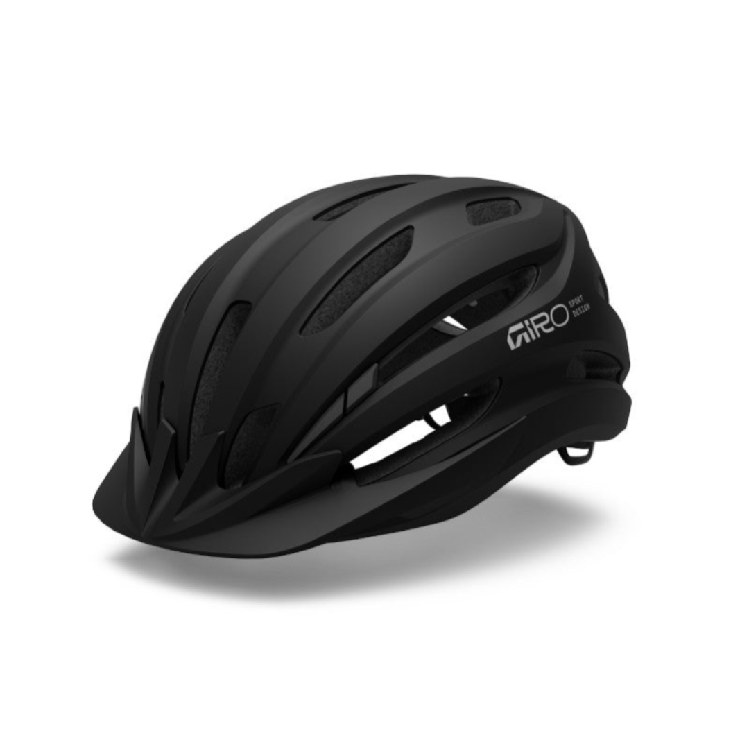 Giro Register II 單車頭盔 (啞黑色) - 配備 19 個通風口及快拆遮陽板，適用頭圍 54-61cm
