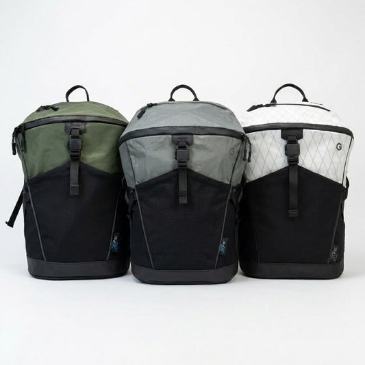 Waterproof Front Backpack in Black, White, and Olive - Main View
