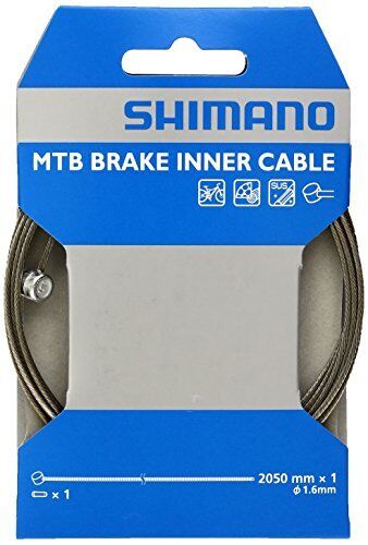 SHIMANO double-ended wire core-universal for mountain bikes/sports cars-2050MM 1 box of 10 pieces/SHIMANO ROAD/MTB STEEL BRAKE CABLE-2050MM