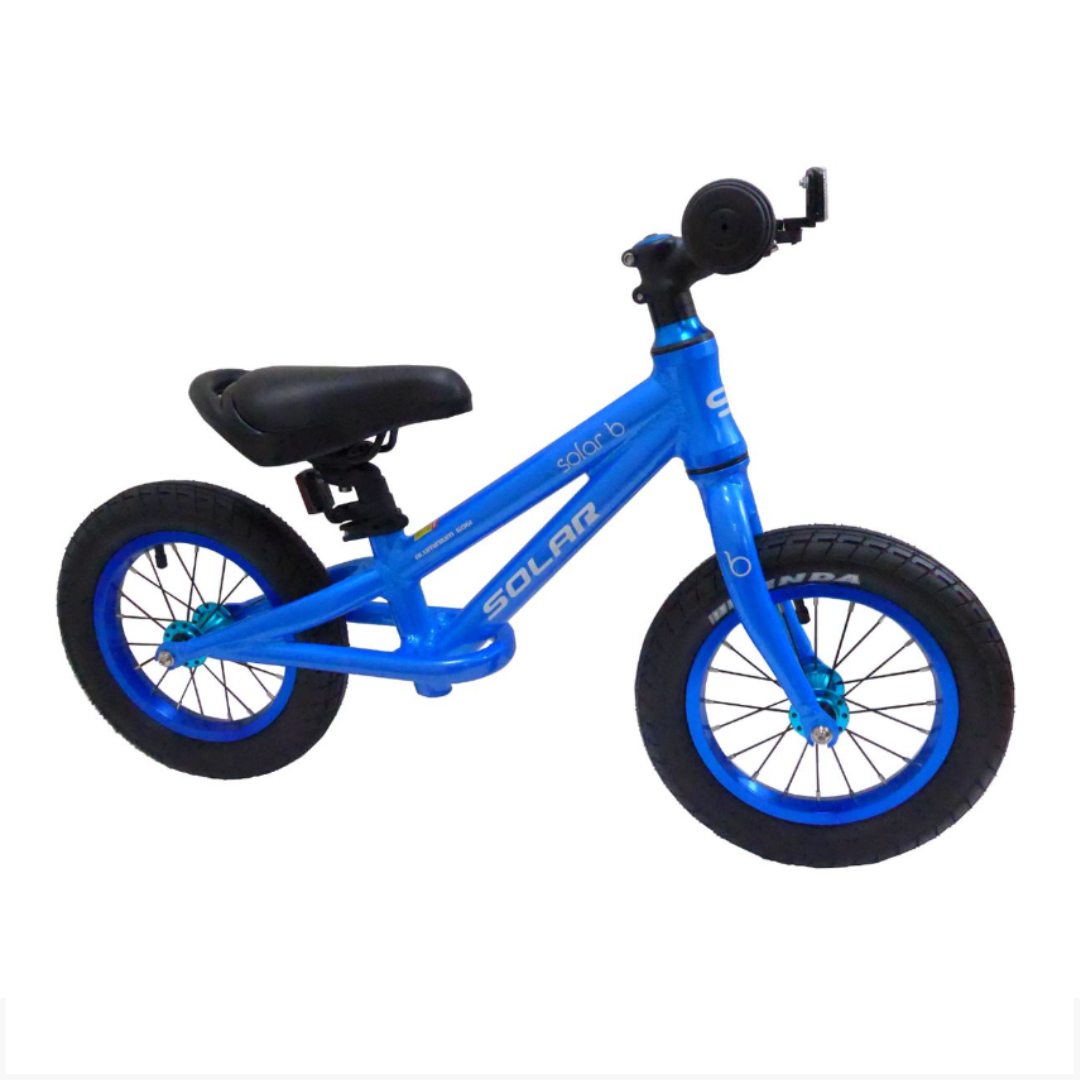 SOLAR B PUSH BIKE 第三代 12吋鋁合金兒童平衡車 藍色