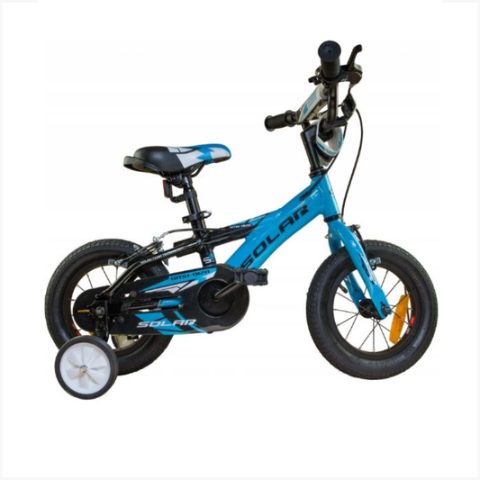 SOLAR BMX 012A 12吋鋁合金Y型兒童單車 藍色
