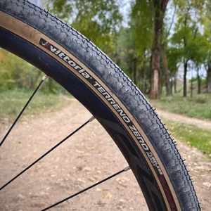 VITTORIA TERRENO ZERO GRAVEL TUBELESS FOLDING TIRE-700X47C-black with yellow edge/VITTORIA TERRENO ZERO GRAVEL TUBELESS FOLDING TIRE-700X47C-PARA/BK/BK