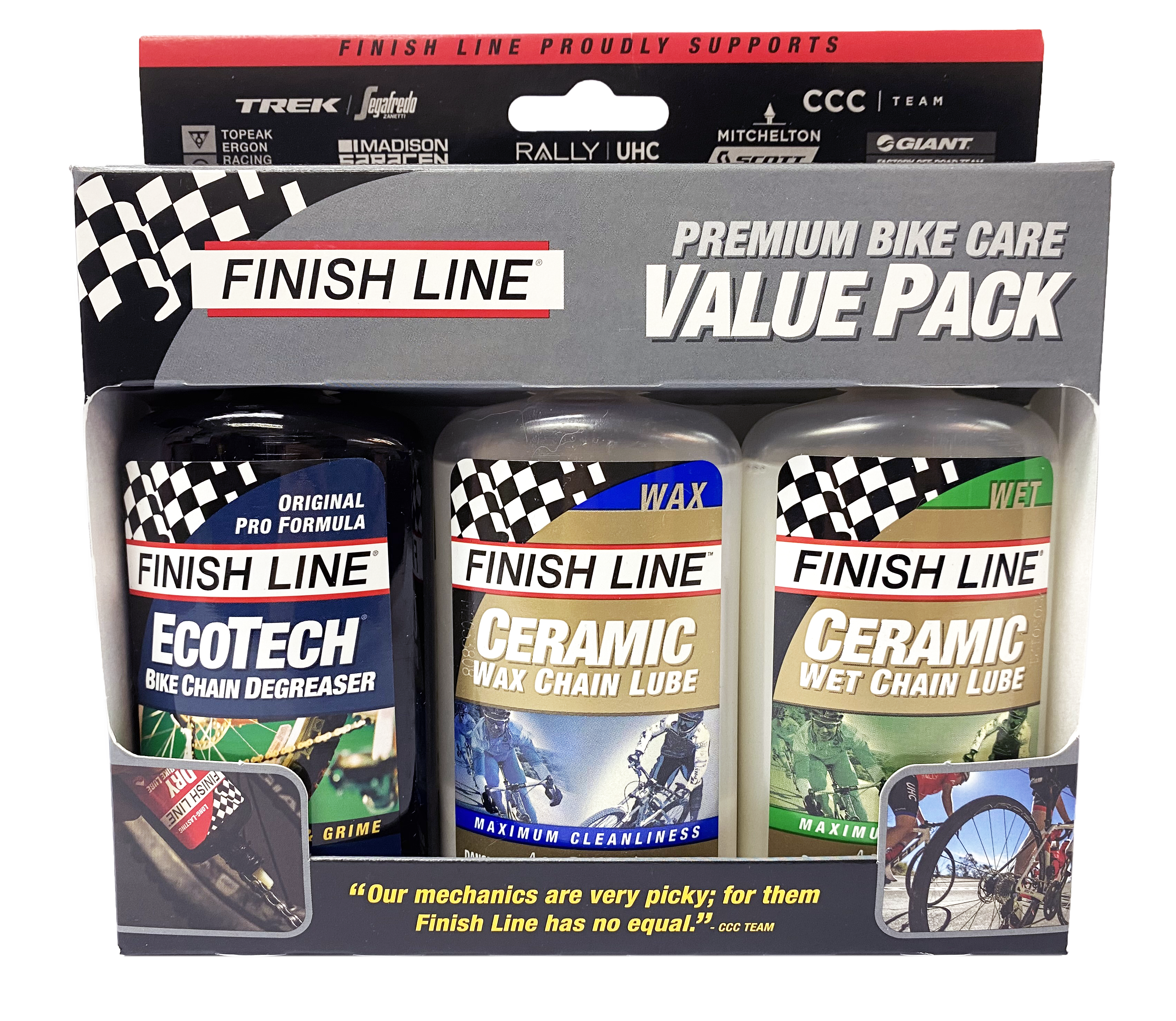 FINISHLINE 優質單車護理 3支套裝 / FINISHLINE PREMIUM BIKE CARE VALUE 3 PACK