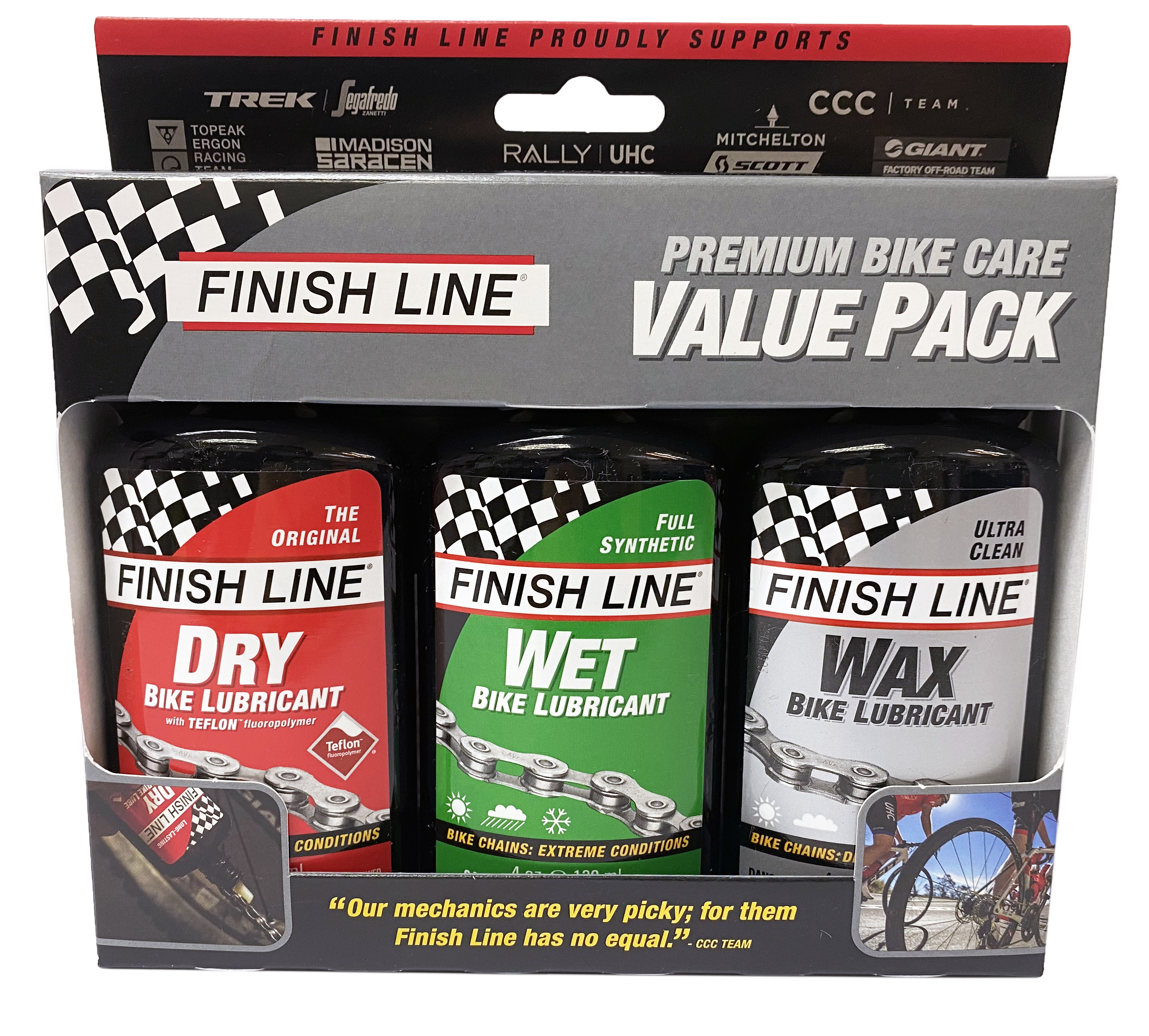 FINISHLINE 優質單車護理 3支套裝 / FINISHLINE PREMIUM BIKE CARE VALUE 3 PACK