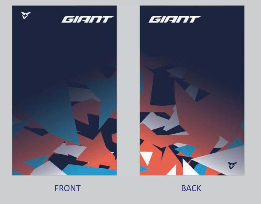 GIANT REPLICA GFORT GRAVEL MULTI SCARF headscarf/GIANT REPLICA GFORT GRAVEL MULTI SCARF HEADWEAR