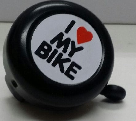 中國心形鐘-黑-97-1B/ CHINA "I LOVE MY BIKE" BELL-BK-97-1B