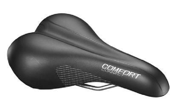 GIANT CONNECT COMFORT SADDLE~BLACK/ GIANT CONNECT COMFORT SADDLE~BLACK