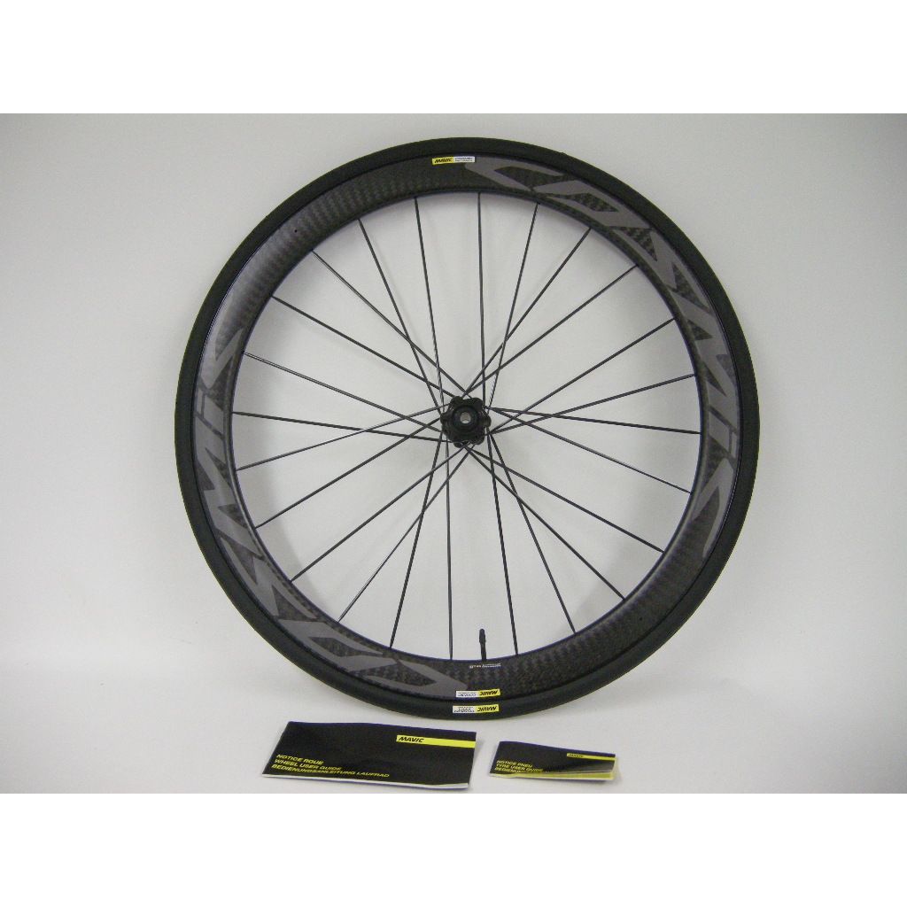 Mavic 2017 Cosmic Pro Carbon 中心鎖碟煞開口前輪12X100 / Mavic 2017 Cosmic Pro Carbon Disc Clincher Front Wheel 12X100
