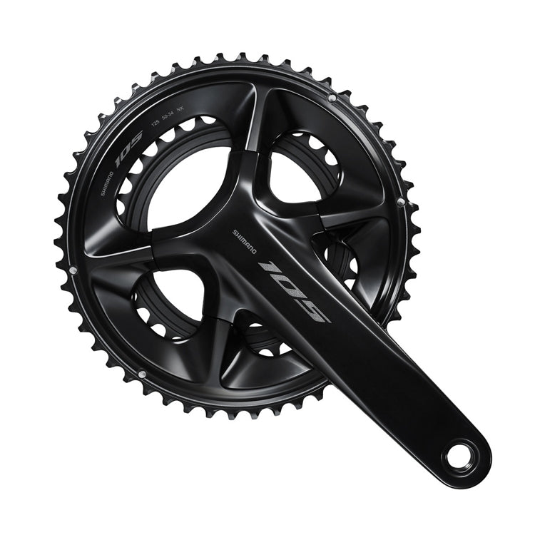 Shimano 105 十二速雙片鏈鉼-黑色-FC-R7100 / Shimano 105 Chainwheel-12Speed-Black-FC-R7100