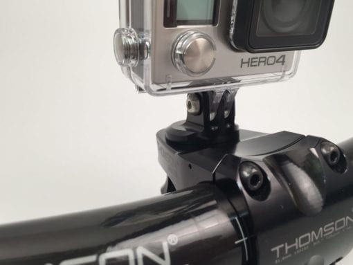 K-EDGE GO BIG GoPro Fork Tube Top Mount-Black/K-EDGE Top Cap Mount, Black Anodize