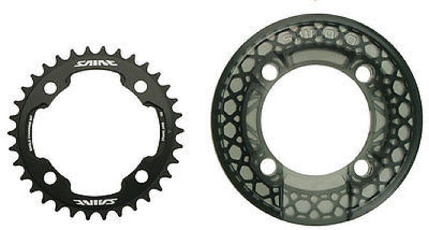 SHIMANO SAINT 齒片連護片器-SM-CR81 / SHIMANO SAINT CHAINRING & BASH GUARD-SM-CR81