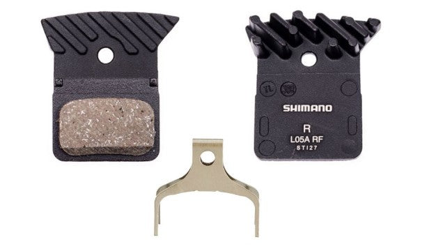 SHIMANO L05A-RF 散熱樹脂碟制皮 (EBPL05ARFA) / SHIMANO L05A-RF RESIN PAD W/FIN & SPRING