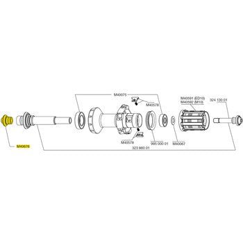 MAVIC 後軸碼 - 左邊 KSYRIUM SL 2008-10 / MAVIC REAR AXLE STOP LEFT FOR KSYRIUM SL 2008-10