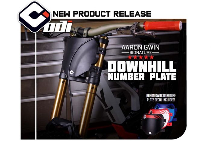 ODI SIGNATURE DOWNHILL NUMBER PLATE/ ODI SIGNATURE DOWNHILL NUMBER PLATE