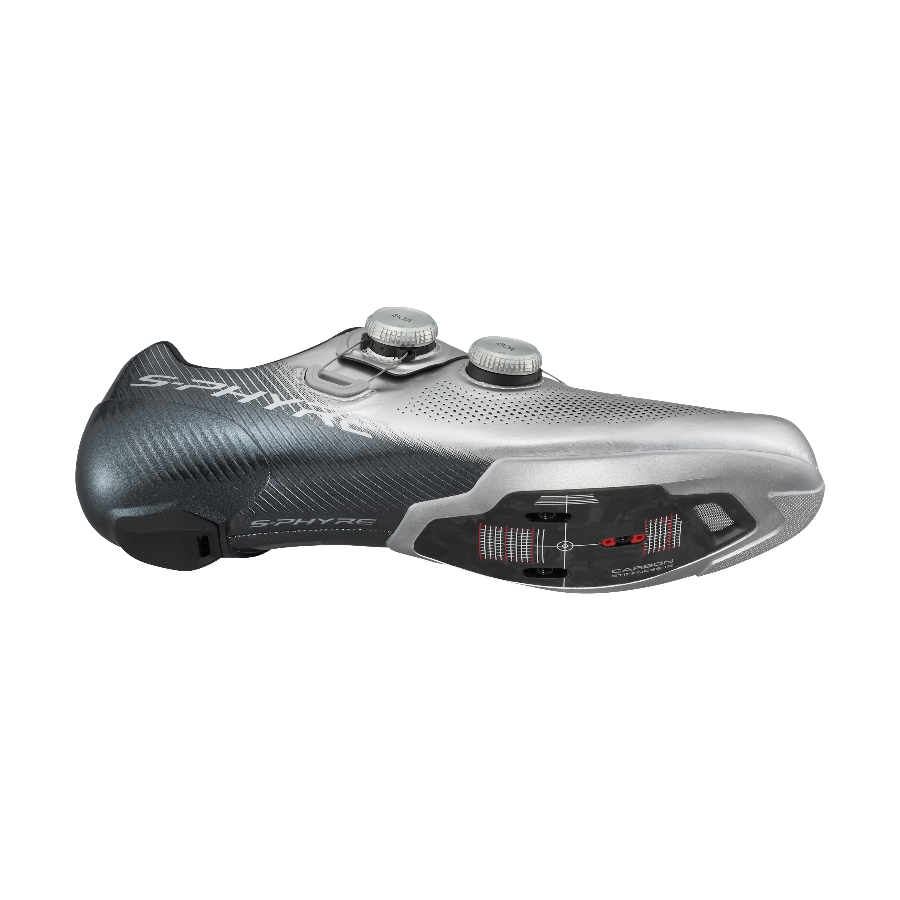 SHIMANO SH-RC903S S-PHYRE road shoes-wide silver-black special edition/SHIMANO SH-RC903S ROAD SHOES-WIDE-SILVER/BLACK