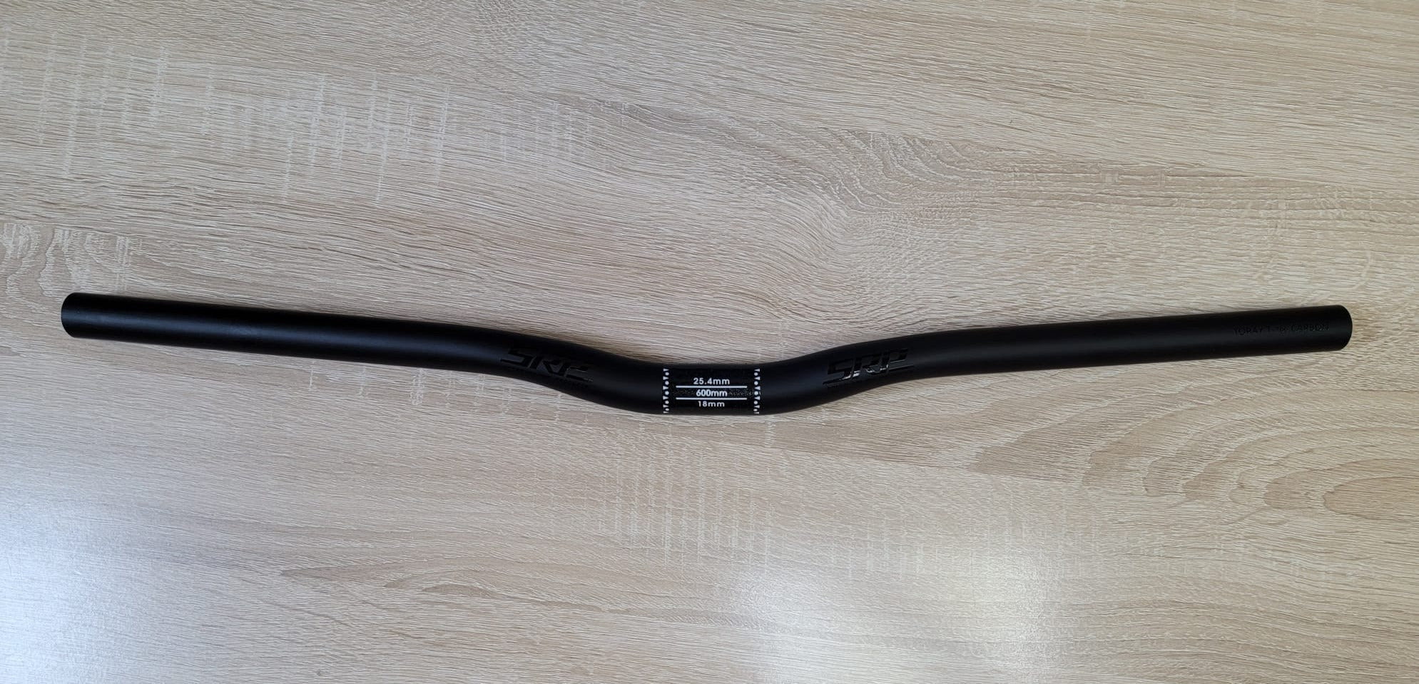 SRP TORAY T-700 CARBON matte black carbon fiber head-25.4 X 600 MM / SRP TORAY T-700 CARBON HANDLEBAR-25.4 X 600 MM