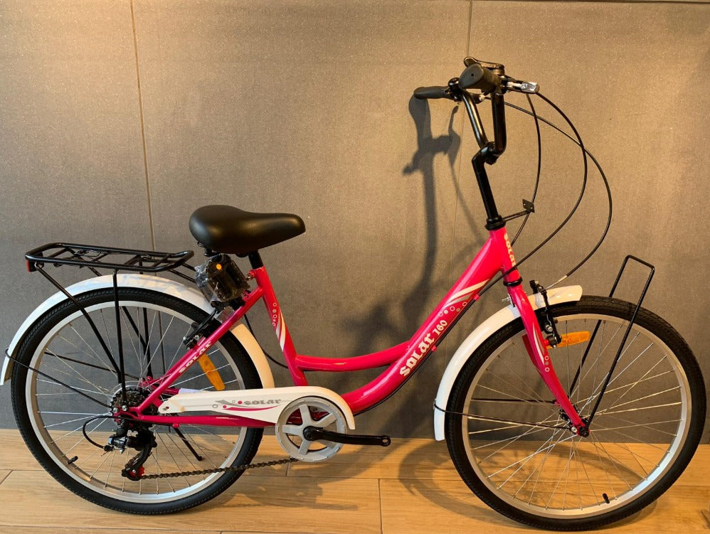 SOLAR 760 24" 淑女車-鐵架-6波-SHIMANO 變速 / SOLAR 760 24" LADY BIKE-STEEL-6SPD