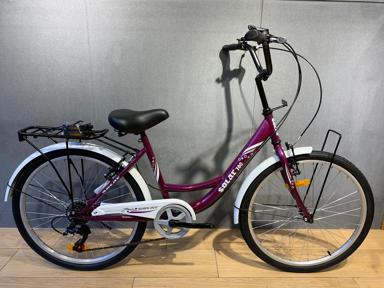 SOLAR 760 24" 淑女車-鐵架-6波-SHIMANO 變速 / SOLAR 760 24" LADY BIKE-STEEL-6SPD
