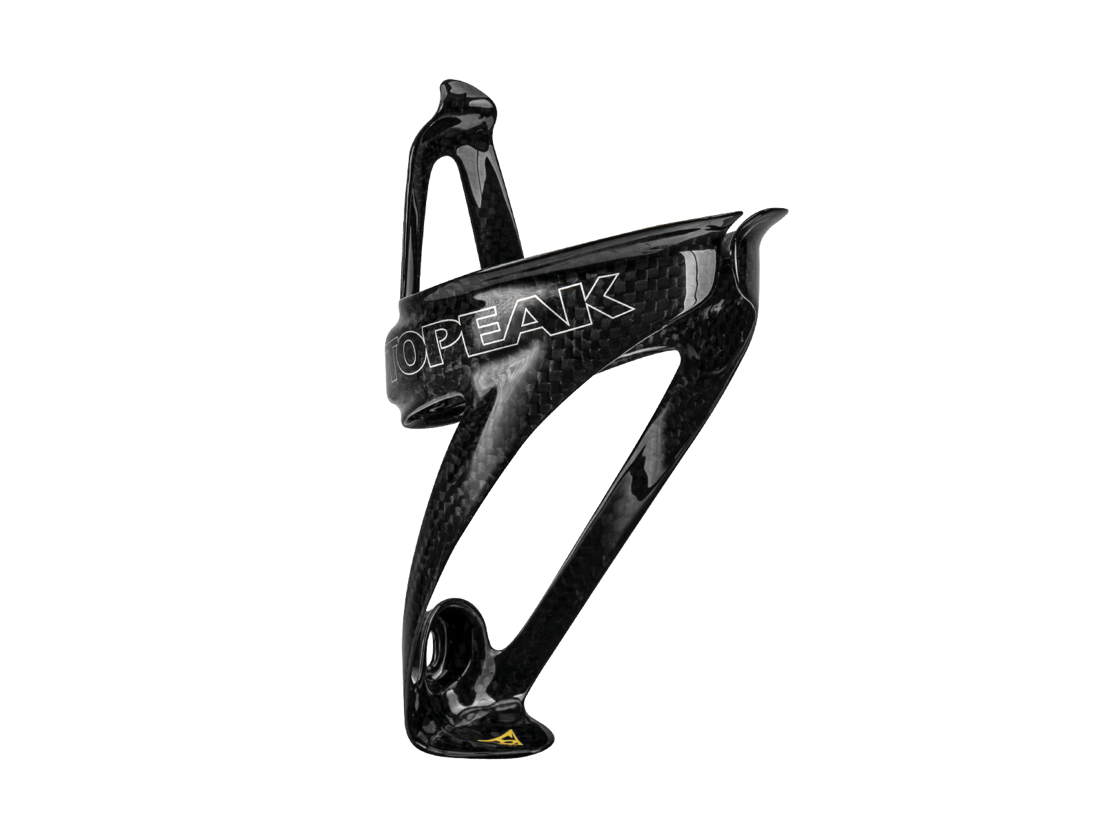 Topeak Shuttle Cage Z Carbon Fiber Bottle Cage-Black/Silver/Topeak Shuttle Carbon Cage Z-Black/Silver